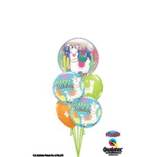 Happy Birthday Llama Balloon Bouquet